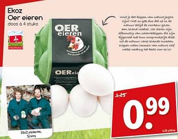 Aanbiedingen Ekoz oer eieren - Huismerk - Agrimarkt - Geldig van 13/03/2017 tot 19/03/2017 bij Agrimarkt
