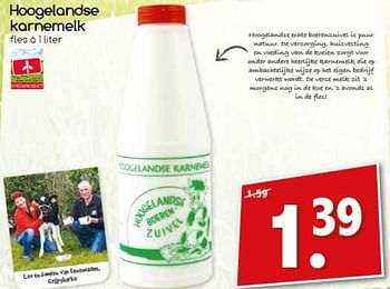 Aanbiedingen Hoogelandse karnemelk - Hoogelandse Boerenzuivel - Geldig van 13/03/2017 tot 19/03/2017 bij Agrimarkt