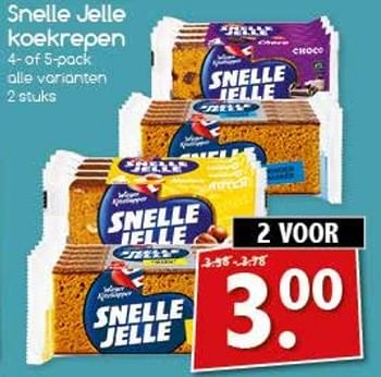 Aanbiedingen Snelle jelle koekrepen - Snelle Jelle - Geldig van 13/03/2017 tot 19/03/2017 bij Agrimarkt