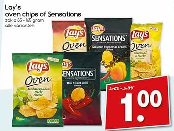 Aanbiedingen Loy`s oven chips of sensations - Lay's - Geldig van 13/03/2017 tot 19/03/2017 bij Agrimarkt