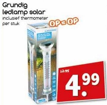 Aanbiedingen Grundig ledlamp solar - Grundig - Geldig van 13/03/2017 tot 19/03/2017 bij Agrimarkt