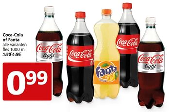 Aanbiedingen Coca-cola of fanta - The Coca Cola Company - Geldig van 13/03/2017 tot 19/03/2017 bij Jan Linders