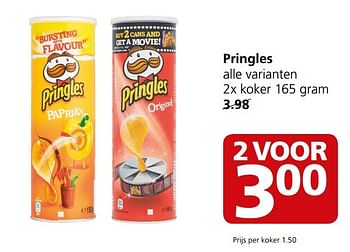 Aanbiedingen Pringles - Pringles - Geldig van 13/03/2017 tot 19/03/2017 bij Jan Linders