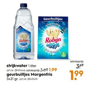 Aanbiedingen Geurbuiltjes morgenfris - Robijn - Geldig van 11/03/2017 tot 24/03/2017 bij Blokker