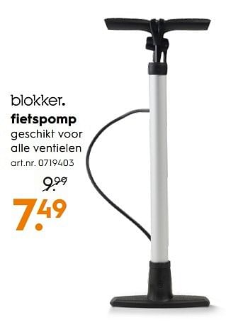 Aanbiedingen Fietspomp - Huismerk - Blokker - Geldig van 11/03/2017 tot 24/03/2017 bij Blokker