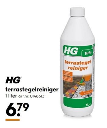 Aanbiedingen Terrastegelreiniger - HG - Geldig van 11/03/2017 tot 24/03/2017 bij Blokker