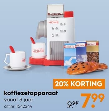 Aanbiedingen Koffiezetapparaat - Huismerk - Blokker - Geldig van 11/03/2017 tot 24/03/2017 bij Blokker