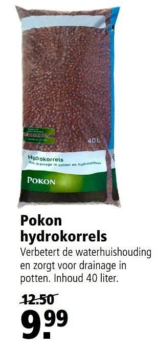 Aanbiedingen Pokon hydrokorrels - Pokon - Geldig van 13/03/2017 tot 26/03/2017 bij Welkoop