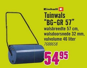 Aanbiedingen Tuinwals bg-gr 57 - Einhell - Geldig van 13/03/2017 tot 26/03/2017 bij Hornbach