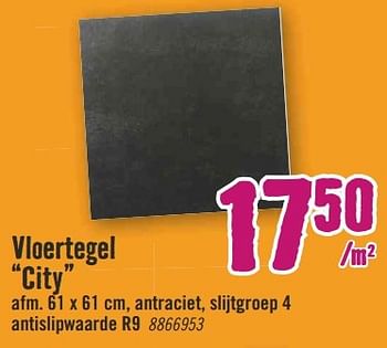 Aanbiedingen Vloertegel city - Huismerk Hornbach - Geldig van 13/03/2017 tot 26/03/2017 bij Hornbach