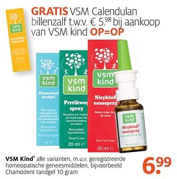 Aanbiedingen Vsm kind chamodent tandgel 10 gram - VSM - Geldig van 13/03/2017 tot 26/03/2017 bij Etos