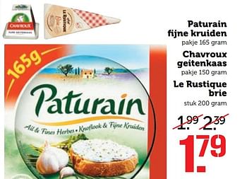 Aanbiedingen Paturain fijne kruiden - Paturain - Geldig van 20/03/2017 tot 26/03/2017 bij Coop