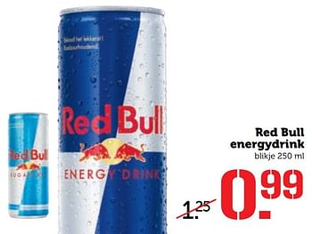 Aanbiedingen Red bull energydrink - Red Bull - Geldig van 20/03/2017 tot 26/03/2017 bij Coop