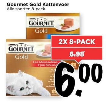 Aanbiedingen Gourmet gold kattenvoer - Purina - Geldig van 19/03/2017 tot 25/03/2017 bij Vomar