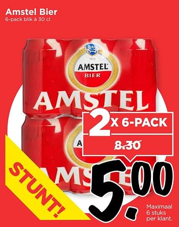 Aanbiedingen Amstel bier - Amstel - Geldig van 19/03/2017 tot 25/03/2017 bij Vomar
