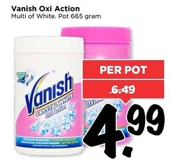 Aanbiedingen Vanish oxi action - Vanish - Geldig van 19/03/2017 tot 25/03/2017 bij Vomar
