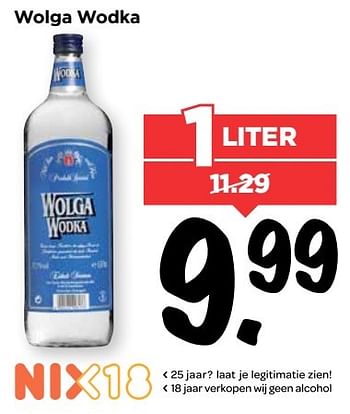 Aanbiedingen Wolga wodka - Wolga - Geldig van 19/03/2017 tot 25/03/2017 bij Vomar