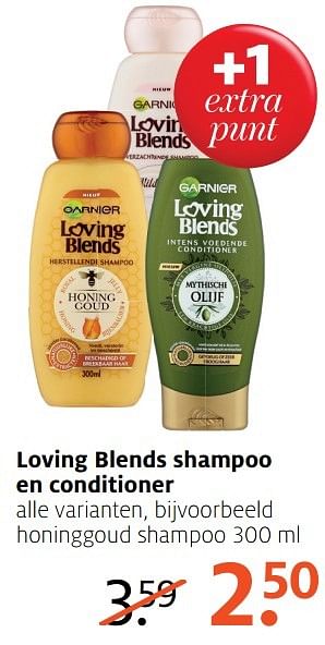 Aanbiedingen Honinggoud shampoo - Garnier - Geldig van 20/03/2017 tot 26/03/2017 bij Etos