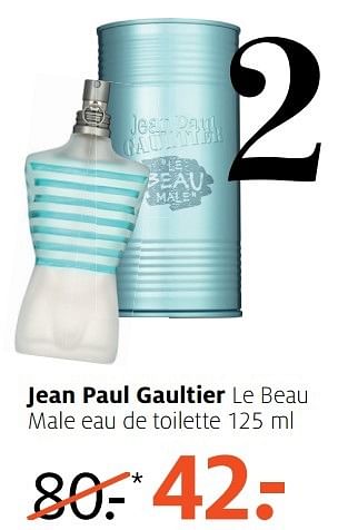 Aanbiedingen Jean paul gaultier le beau male eau de toilette - Jean Paul Gaultier - Geldig van 20/03/2017 tot 26/03/2017 bij Etos