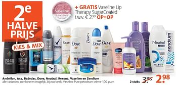 Aanbiedingen Vaseline pure petroleum crème - Vaseline  - Geldig van 20/03/2017 tot 26/03/2017 bij Etos