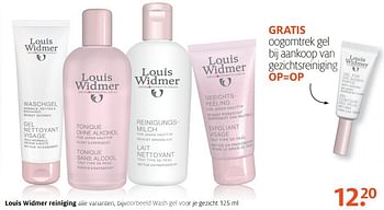 Aanbiedingen Wash gel voor je gezicht - Louis Widmer - Geldig van 20/03/2017 tot 26/03/2017 bij Etos