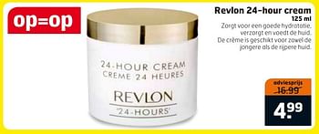 Aanbiedingen Revlon 24-hour cream - Revlon - Geldig van 14/03/2017 tot 26/03/2017 bij Trekpleister