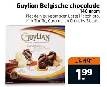Aanbiedingen Guylian belgische chocolade - Guylian - Geldig van 14/03/2017 tot 26/03/2017 bij Trekpleister