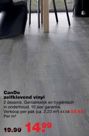 Aanbiedingen Cando zelfklevend vinyl - CanDo - Geldig van 20/03/2017 tot 26/03/2017 bij Praxis