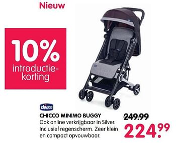 Aanbiedingen Chicco minimo buggy - Chicco - Geldig van 28/02/2017 tot 26/03/2017 bij Prenatal