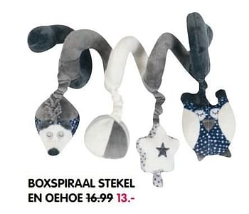Aanbiedingen Boxspiraal stekel en oehoe - Huismerk - Prenatal - Geldig van 28/02/2017 tot 26/03/2017 bij Prenatal