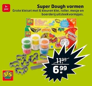 Aanbiedingen Super dough vormen - SES - Geldig van 21/03/2017 tot 26/03/2017 bij Trekpleister