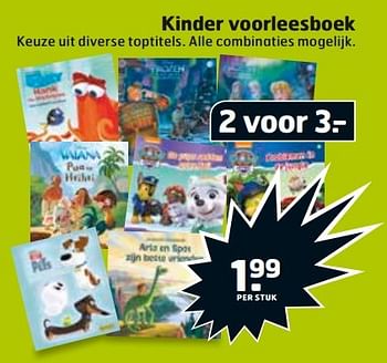 Aanbiedingen Kinder voorleesboek keuze uit diverse toptitels. alle combin - Huismerk - Trekpleister - Geldig van 21/03/2017 tot 26/03/2017 bij Trekpleister