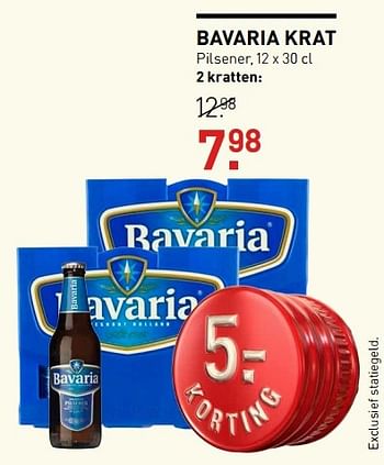 Aanbiedingen Bavaria krat pilsener - Bavaria - Geldig van 13/03/2017 tot 26/03/2017 bij Gall & Gall