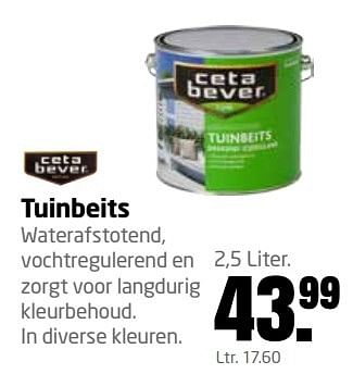 Aanbiedingen Tuinbeits - Ceta Bever - Geldig van 13/03/2017 tot 26/03/2017 bij Formido