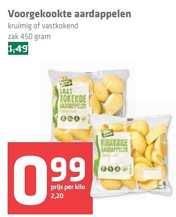 Aanbiedingen Voorgekookte aardappelen kruimig of vastkokend - Huismerk - Spar  - Geldig van 17/03/2017 tot 22/03/2017 bij Spar