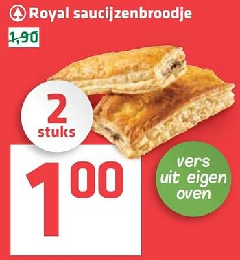 Aanbiedingen Royal saucijzenbroodje - Spar - Geldig van 17/03/2017 tot 22/03/2017 bij Spar