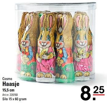 Aanbiedingen Cosmo haasje - Cosmo - Geldig van 06/03/2017 tot 17/04/2017 bij Sligro