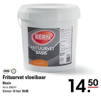 Aanbiedingen Frituurvet vloeibaar basis - Kern - Geldig van 09/03/2017 tot 27/03/2017 bij Sligro