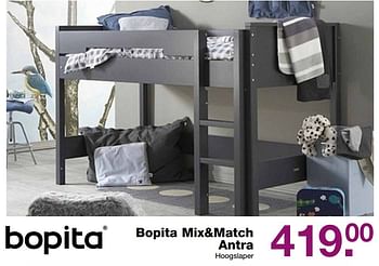 Aanbiedingen Bopita mix+match antra - Bopita - Geldig van 12/03/2017 tot 03/04/2017 bij Baby & Tiener Megastore