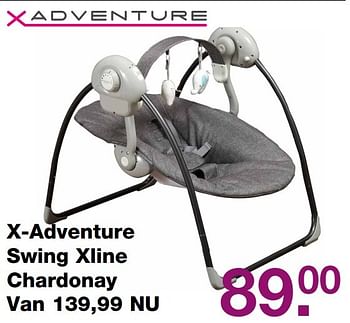 Aanbiedingen X-adventure swing xline chardonay - Xadventure - Geldig van 12/03/2017 tot 03/04/2017 bij Baby & Tiener Megastore