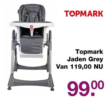 Aanbiedingen Topmark jaden grey - Topmark - Geldig van 12/03/2017 tot 03/04/2017 bij Baby & Tiener Megastore