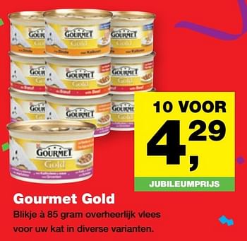Aanbiedingen Gourmet gold - Purina - Geldig van 20/03/2017 tot 02/04/2017 bij Jumper
