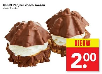 Aanbiedingen Deen parijzer choco soezen - Huismerk deen supermarkt - Geldig van 19/03/2017 tot 25/03/2017 bij Deen Supermarkten