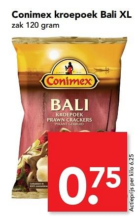 Aanbiedingen Conimex kroepoek bali xl - Conimex - Geldig van 19/03/2017 tot 25/03/2017 bij Deen Supermarkten