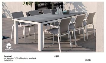Aanbiedingen Puro tafel - Huismerk - Multi Bazar - Geldig van 19/03/2017 tot 31/08/2017 bij Multi Bazar