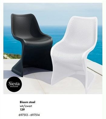 Aanbiedingen Bloom stoel - Huismerk - Multi Bazar - Geldig van 19/03/2017 tot 31/08/2017 bij Multi Bazar