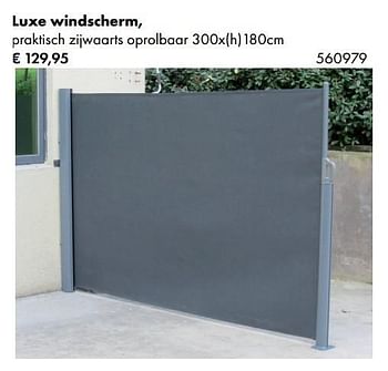 Aanbiedingen Luxe windscherm - Huismerk - Multi Bazar - Geldig van 19/03/2017 tot 31/08/2017 bij Multi Bazar