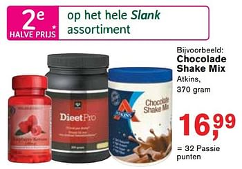 Aanbiedingen Chocolade shake mix - Atkins - Geldig van 06/03/2017 tot 26/03/2017 bij Holland & Barrett