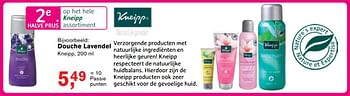 Aanbiedingen Douche lavendel - Kneipp - Geldig van 06/03/2017 tot 26/03/2017 bij Holland & Barrett