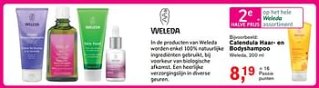 Aanbiedingen Calendula haar en bodyshampoo - Weleda - Geldig van 06/03/2017 tot 26/03/2017 bij Holland & Barrett